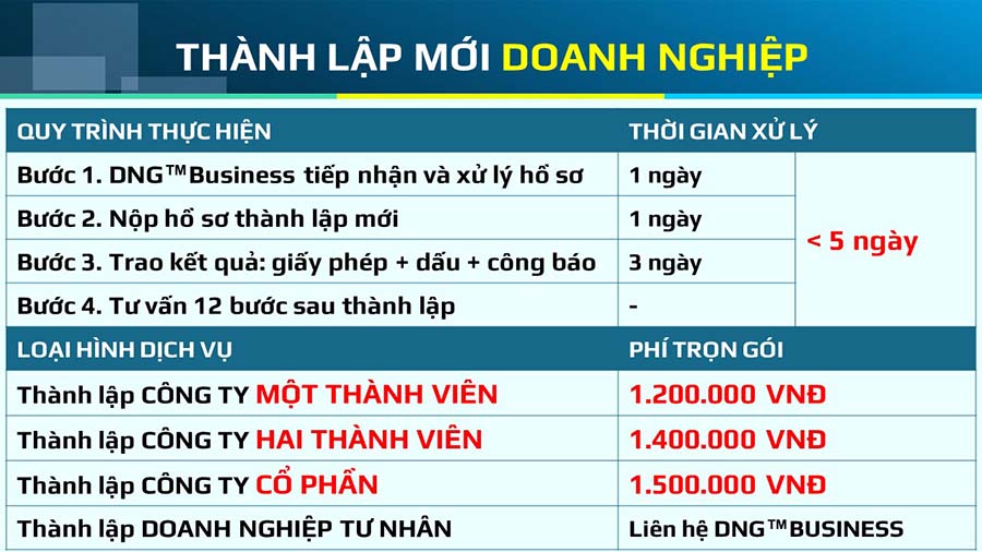 dich vu thanh lap cong ty tai da nang