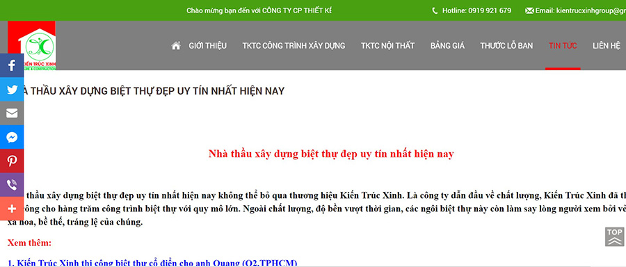 Công Ty Biệt Thự Xinh