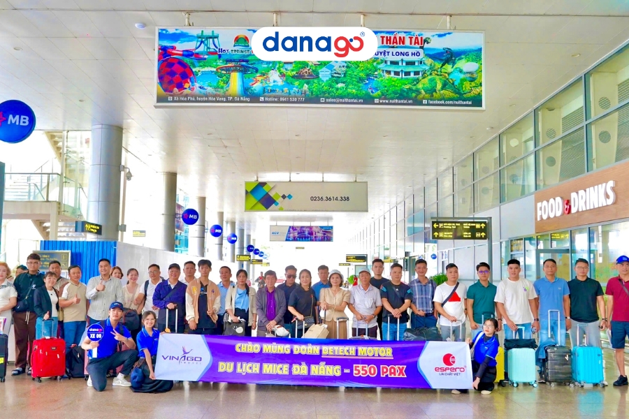DANAGO đón đoàn tại sân bay Đà Nẵng